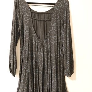 Free People Flowy Shirt Dress